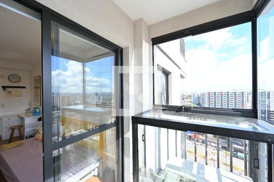 Varanda de apartamento à venda com 1 quarto, 33m² em Mirandópolis, São Paulo