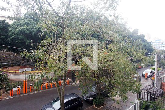 Sala Vista de apartamento à venda com 3 quartos, 103m² em Centro Histórico, Porto Alegre