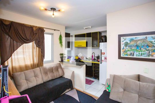 Sala de apartamento à venda com 2 quartos, 44m² em Jardim Concordia, Diadema