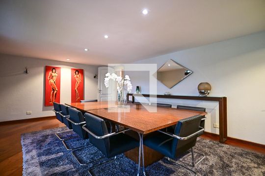 Sala de Jantar de casa à venda com 4 quartos, 1406m² em Jardim Guedala, São Paulo
