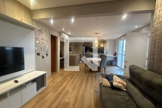 Sala de casa de condomínio para alugar com 3 quartos, 147m² em Chácara do Solar Iii, Santana de Parnaíba