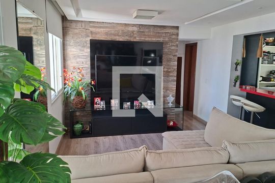 Sala de apartamento para alugar com 2 quartos, 107m² em Vila Lusitania, São Bernardo do Campo
