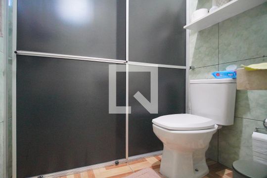 Banheiro da Suíte de casa à venda com 1 quarto, 70m² em Campestre, São Leopoldo