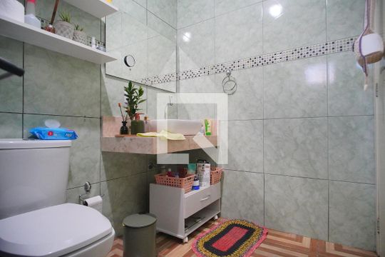 Banheiro da Suíte de casa à venda com 1 quarto, 70m² em Campestre, São Leopoldo