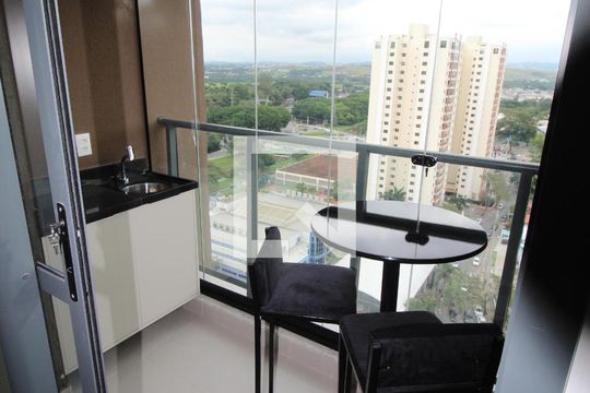 Sala de apartamento para alugar com 1 quarto, 56m² em Jardim Esplanada, São José dos Campos