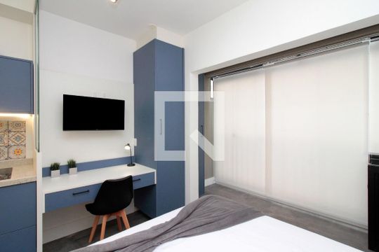 Sala /Quarto de kitnet/studio à venda com 1 quarto, 24m² em Tatuapé, São Paulo
