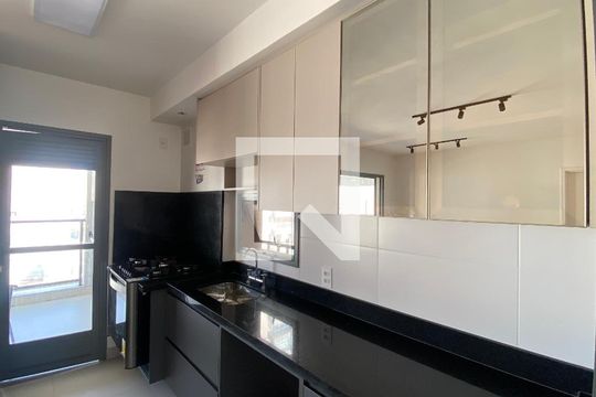 Sala - Cozinha de apartamento para alugar com 3 quartos, 123m² em Centro, Osasco