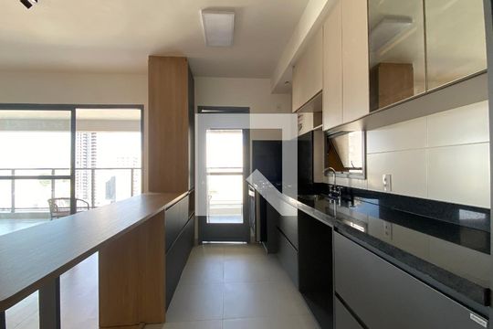 Sala - Cozinha de apartamento para alugar com 3 quartos, 123m² em Centro, Osasco