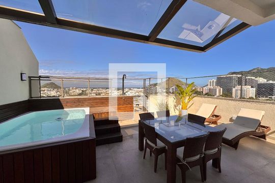 Varanda/Terraço de apartamento à venda com 2 quartos, 160m² em Recreio dos Bandeirantes, Rio de Janeiro