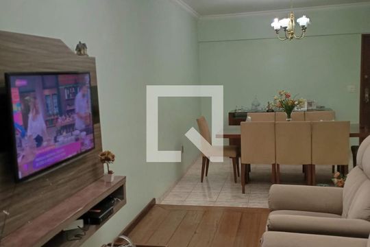Sala  de apartamento para alugar com 2 quartos, 120m² em Campo Grande, Santos