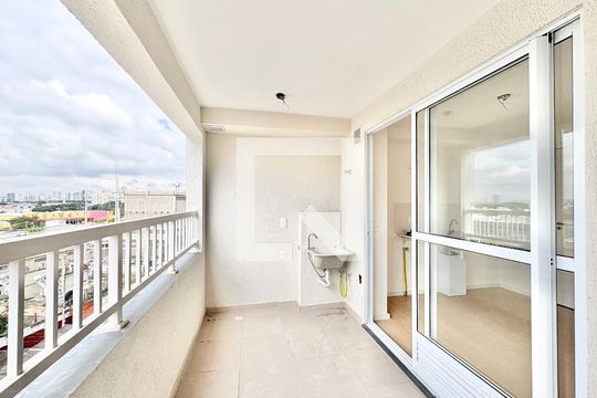 Varanda 1/ Área de Serviço de apartamento à venda com 1 quarto, 35m² em Vila Santa Delfina, São Paulo