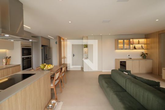 Sala/Cozinha de apartamento à venda com 3 quartos, 111m² em Adalgisa, Osasco