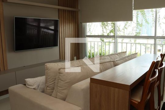 Sala de TV de apartamento à venda com 3 quartos, 100m² em Setor Marista, Goiânia
