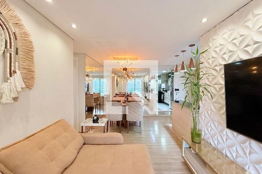Sala de apartamento para alugar com 2 quartos, 68m² em Jardim Dom Bosco, São Paulo