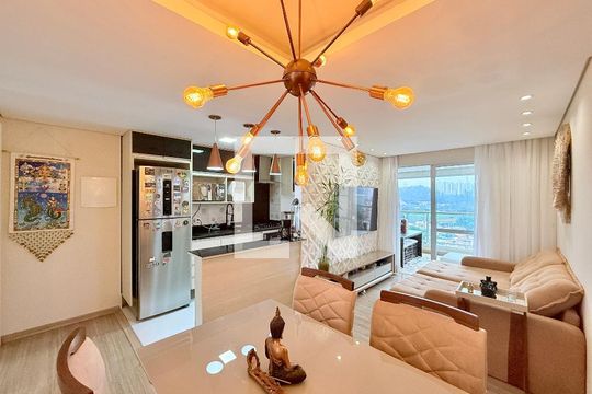 Sala de apartamento para alugar com 2 quartos, 68m² em Jardim Dom Bosco, São Paulo