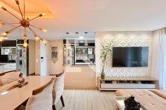 Sala de apartamento para alugar com 2 quartos, 68m² em Jardim Dom Bosco, São Paulo