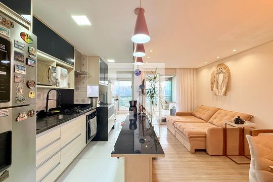Sala de apartamento para alugar com 2 quartos, 68m² em Jardim Dom Bosco, São Paulo