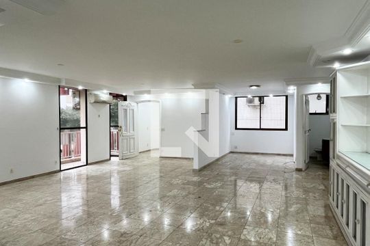 Sala de apartamento para alugar com 3 quartos, 189m² em Boqueirão, Santos
