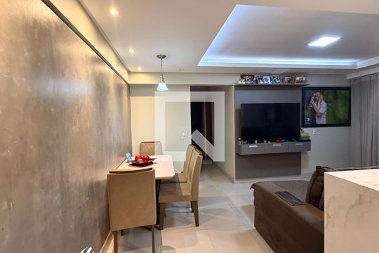 Sala de apartamento à venda com 2 quartos, 59m² em Parque Amazonia, Goiânia