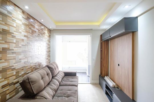 Sala de apartamento à venda com 2 quartos, 67m² em Fundacao, São Caetano do Sul