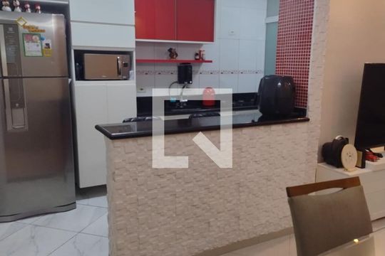 Cozinha de apartamento à venda com 2 quartos, 70m² em Vila América, Santo André