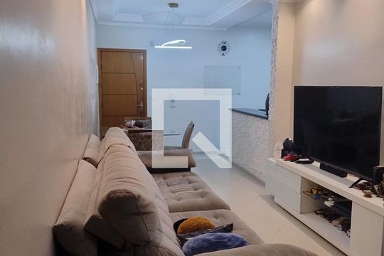 Sala de apartamento à venda com 2 quartos, 70m² em Vila América, Santo André