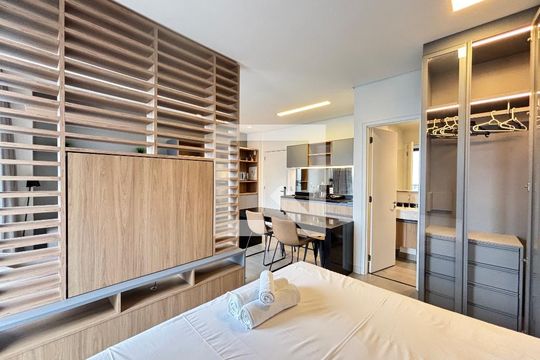 Studio de kitnet/studio para alugar com 1 quarto, 42m² em Vila Olímpia, São Paulo