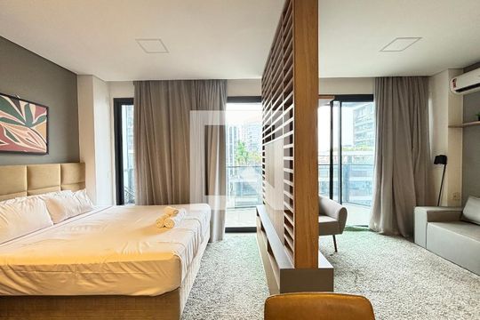 Studio de kitnet/studio para alugar com 1 quarto, 42m² em Vila Olímpia, São Paulo