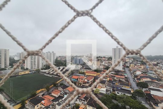 Sala - vista de apartamento para alugar com 3 quartos, 80m² em Baeta Neves, São Bernardo do Campo