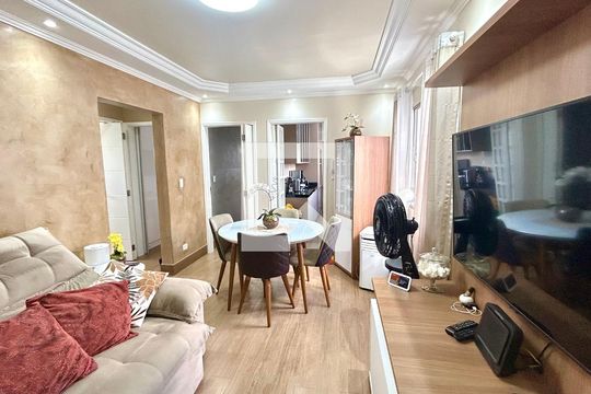 Sala de apartamento à venda com 3 quartos, 89m² em Jardim Santa Mena, Guarulhos