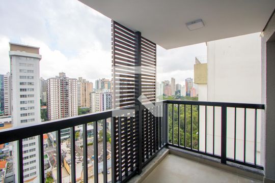 Varanda/Área de serviço de apartamento à venda com 1 quarto, 30m² em Jardim, Santo André