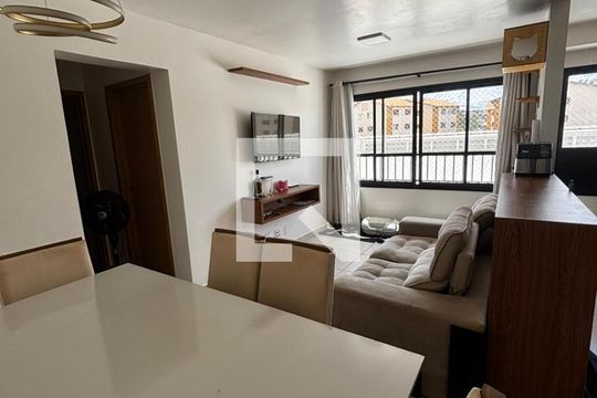 Sala de apartamento para alugar com 2 quartos, 56m² em Chácara santa rita, Goiânia