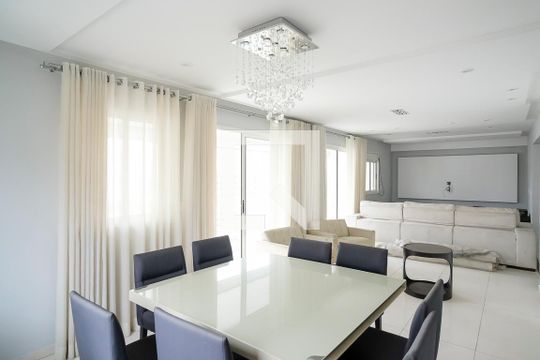 Sala de apartamento para alugar com 3 quartos, 171m² em Santa Paula, São Caetano do Sul