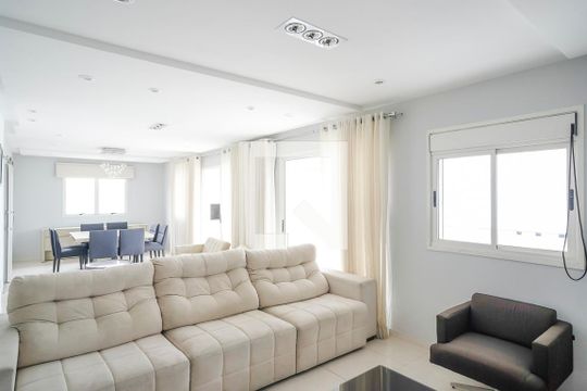 Sala de apartamento para alugar com 3 quartos, 171m² em Santa Paula, São Caetano do Sul