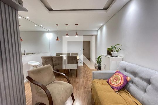 Sala de apartamento à venda com 3 quartos, 69m² em Jardim Pinheiros, São Paulo