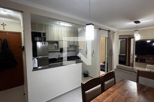 Sala - Sala de Jantar de apartamento à venda com 2 quartos, 50m² em Vila Vitória, Santo André