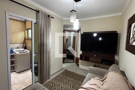 Sala - Sala de Jantar de apartamento à venda com 2 quartos, 50m² em Vila Vitória, Santo André