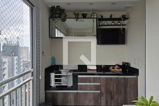 Varanda da Sala de apartamento à venda com 2 quartos, 62m² em Vila Leonor, Guarulhos