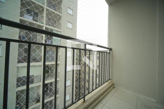Varanda da Sala de apartamento à venda com 2 quartos, 55m² em Jardim Campestre, São Bernardo do Campo