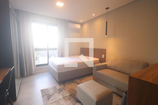 Sala/Cozinha e quarto  de kitnet/studio à venda com 1 quarto, 42m² em Vila Nova, Novo Hamburgo