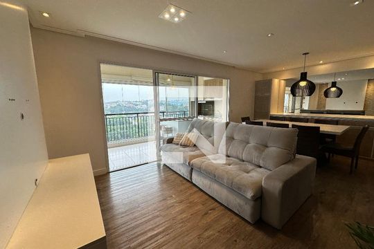 Sala de TV de apartamento para alugar com 4 quartos, 144m² em Alphaville, Santana de Parnaíba