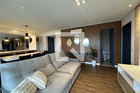 Sala de TV de apartamento para alugar com 4 quartos, 144m² em Alphaville, Santana de Parnaíba