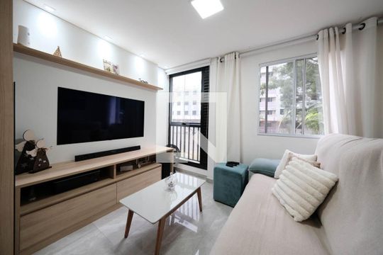 Sala/Cozinha de apartamento à venda com 1 quarto, 40m² em Cangaiba, São Paulo