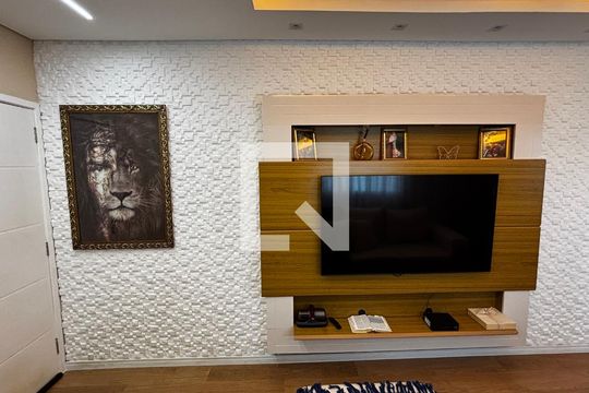 Sala  de apartamento à venda com 2 quartos, 76m² em Jardim Alvorada, Santo André