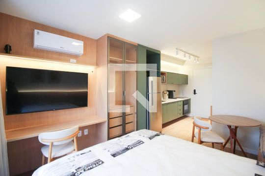 Suíte de kitnet/studio para alugar com 1 quarto, 25m² em Vila Olímpia, São Paulo