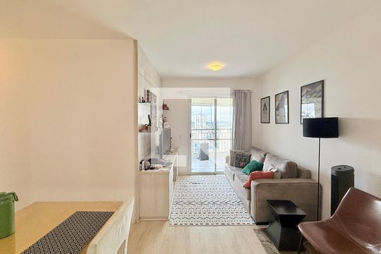 Sala de apartamento à venda com 2 quartos, 59m² em Campo Belo, São Paulo