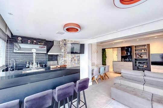 Varanda de apartamento para alugar com 3 quartos, 102m² em Tatuapé, São Paulo