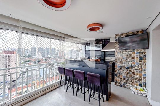 Varanda de apartamento para alugar com 3 quartos, 102m² em Tatuapé, São Paulo
