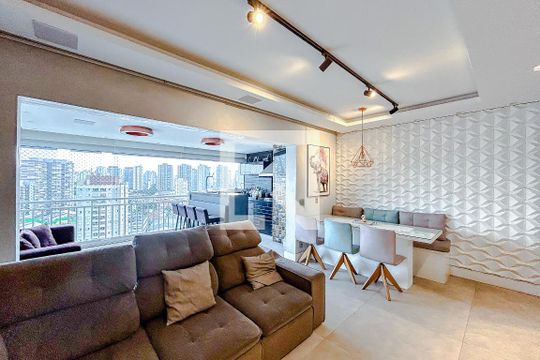 Sala de apartamento para alugar com 3 quartos, 102m² em Tatuapé, São Paulo