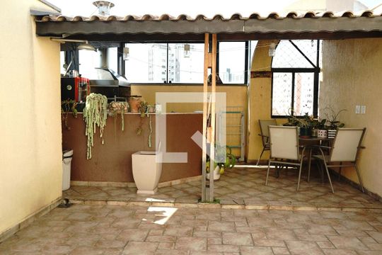 Churrasqueira - Cobertura de apartamento para alugar com 3 quartos, 180m² em Vila Moreira, São Paulo